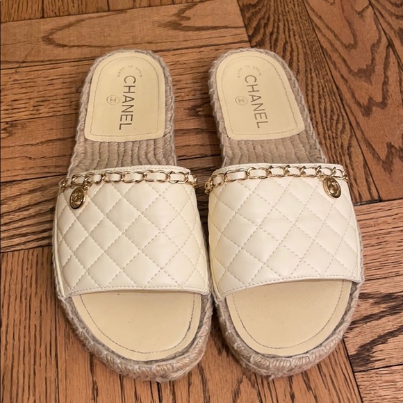 CHANEL Shoes - Chanel espadrille sandals